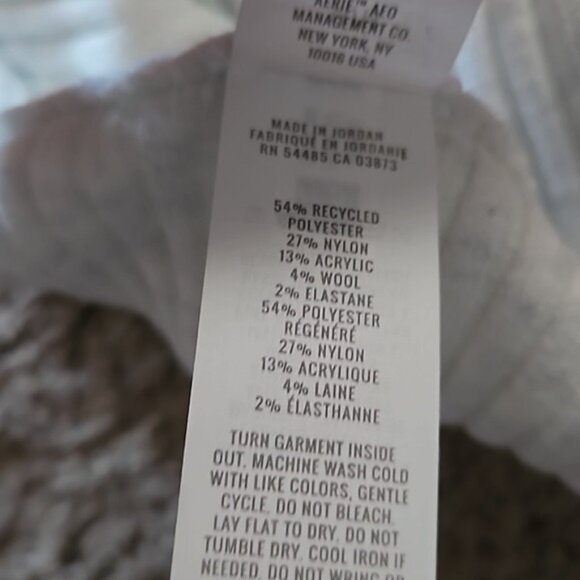 Aerie Ribbed Crop Top Bralette Size Medium New Adjustable Soft Stretch Gray - Picture 8 of 8